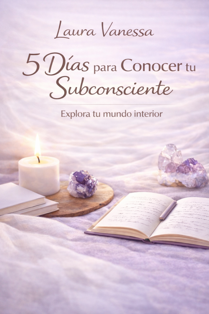 libro y vela dando espacio de calma